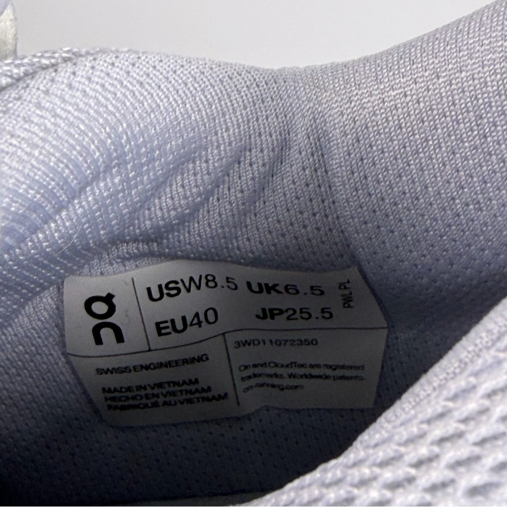 ON The Roger Clubhouse Shoes Women's Size 8.5 Heather Blue Gray 3WD11072350 - Picture 12 of 15